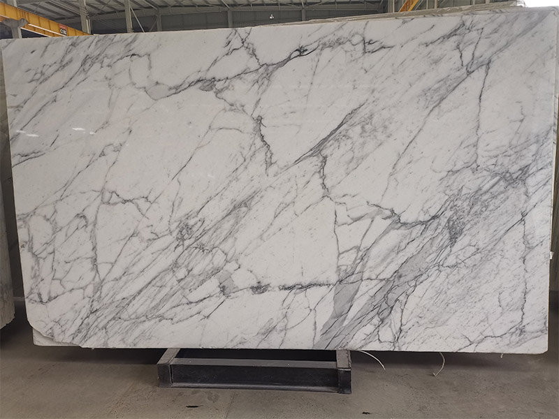 Italy Statuary White Marble Slab Supplier