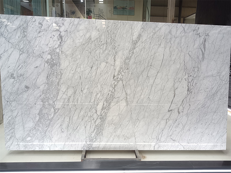 Italy Statuary White Marble Slab Supplier