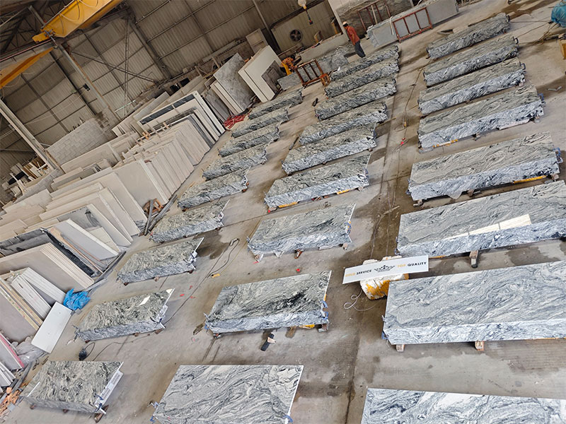 India Viscount White Granite Countertop Manufacturer