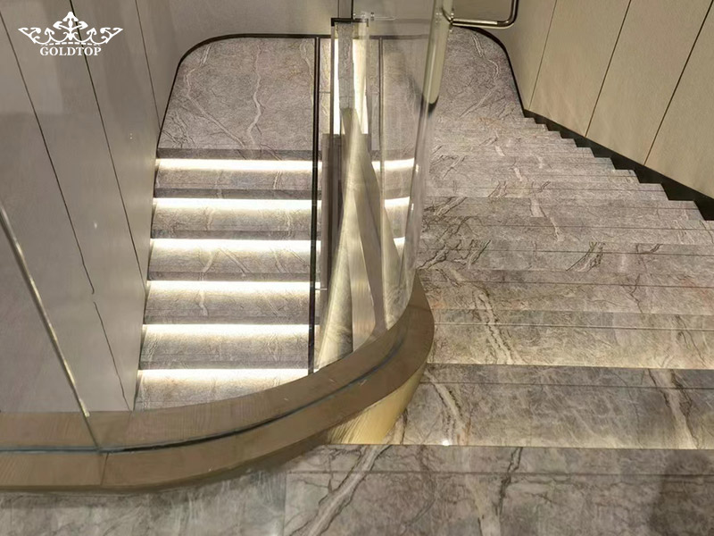 Fior di Bosco Marble Stair