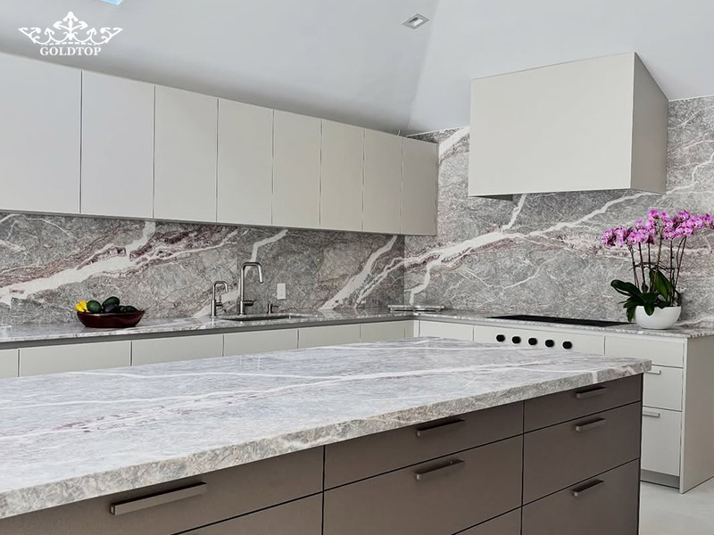 Italy Fior Di Bosco Marble Kitchen countertops
