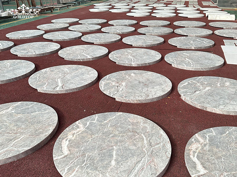 Italy Fior Di Bosco Marble Table Tops