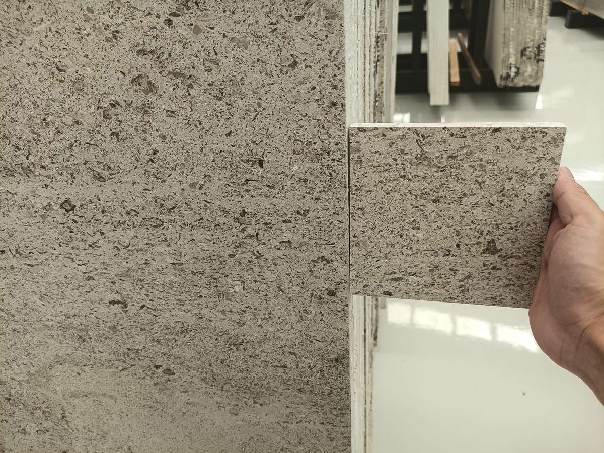 Italy Granitello Grey Limestone Slab for Countertops/ Wall / Flooring