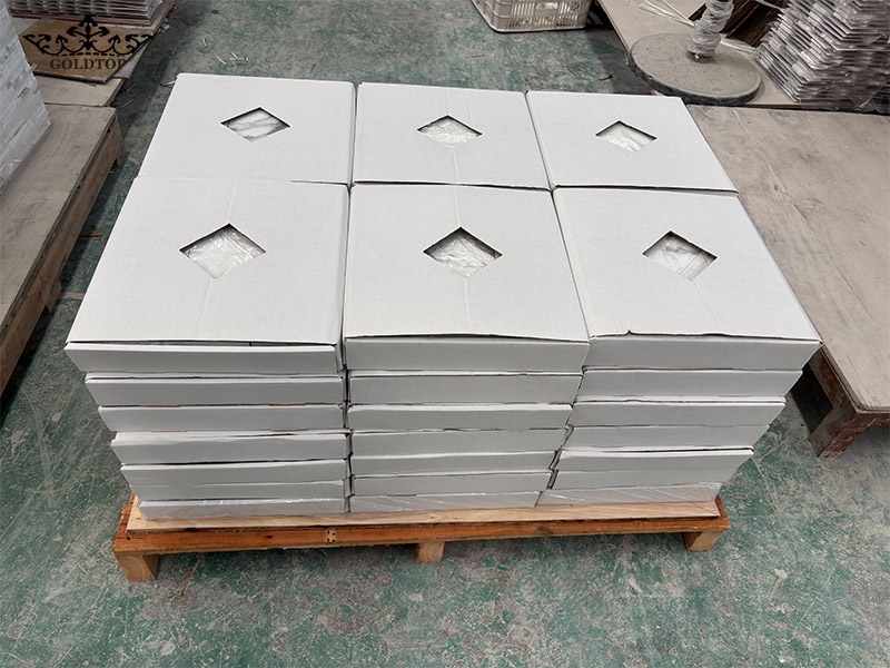 calacatta white marble 100&times;100mm mosaic