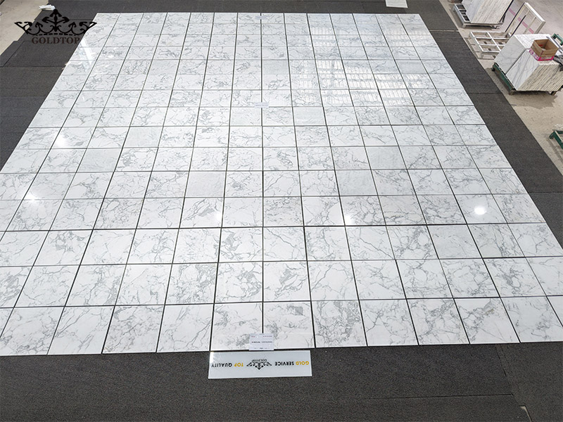 calacatta white marble 610&times;610mm Tiles