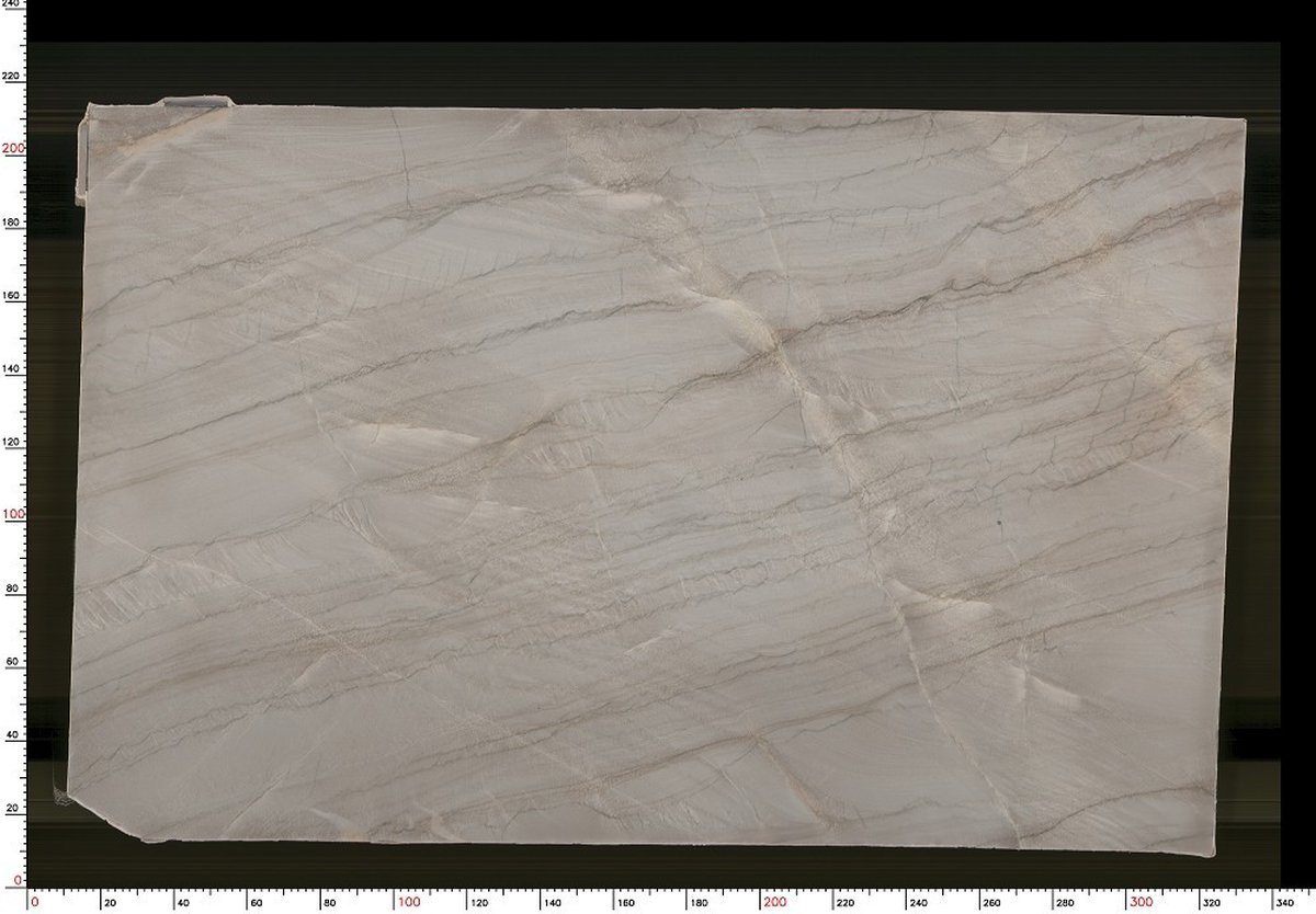 Brazil White Macaubas Quartzite Slab for Countertops/ Feature Wall/ Staircase