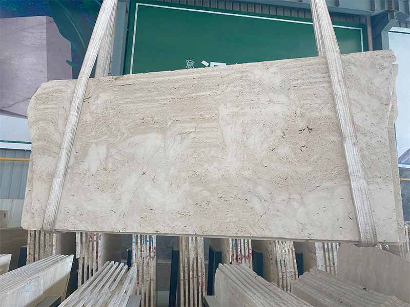 Italy Ivory White Travertine Tile Slab