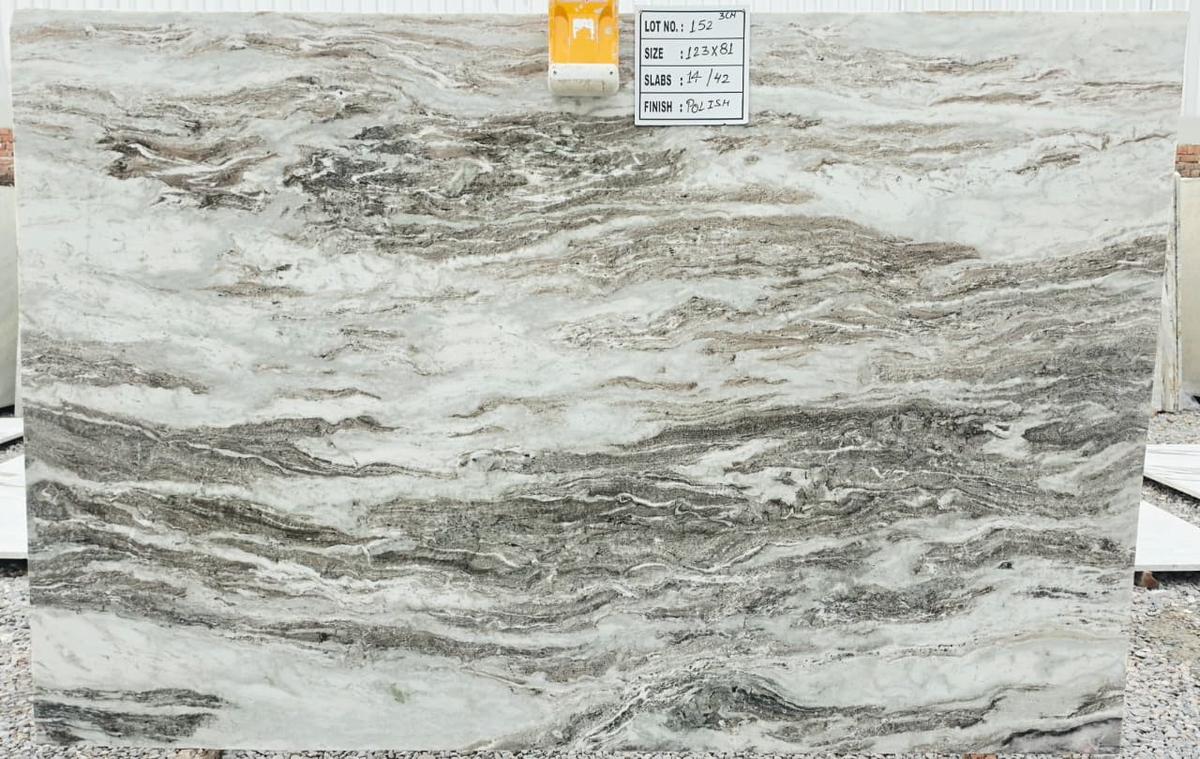 Light Fantasy Brown Marble Slab for Countertops
