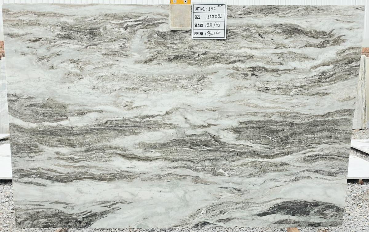 Light Fantasy Brown Marble Slab for Countertops