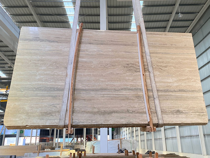 Italy Silver Grey Travertine Slab for Wall Cladding/ Countertops / Flooring
