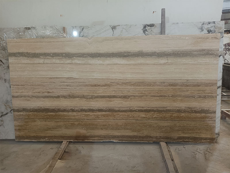 Italy Silver Grey Travertine Slab for Wall Cladding/ Countertops / Flooring