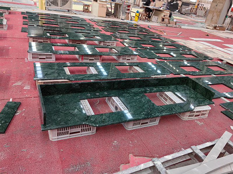 Indian Green Marble Custom Meridian Green Countertops