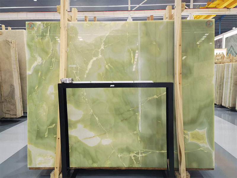 Natural Jade Green Onyx Slabs Countertops Supplier