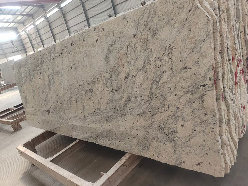 Brazil River White Granite Slab for Kitchen Countertops/ Wall Cladding
