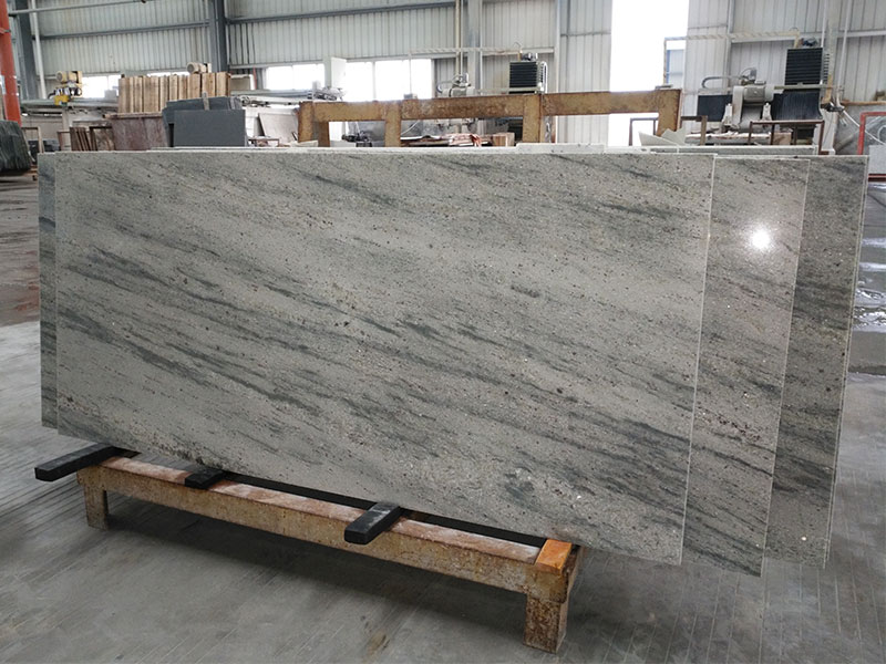 Brazil River White Granite Slab for Kitchen Countertops/ Wall Cladding