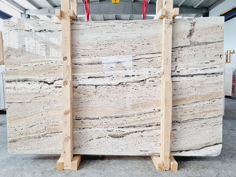 Pamir Travertine Slab for Wall Cladding/ Flooring/ Countertops