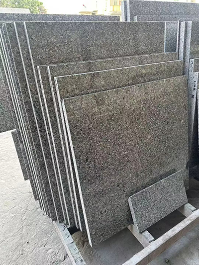 Custom Outdoor Pool Grey Granite Floor Tiles 