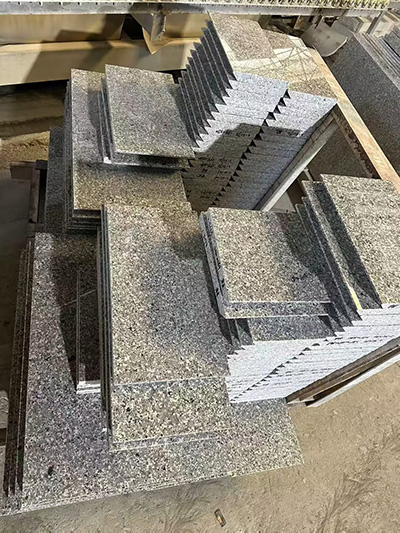Custom Outdoor Pool Grey Granite Floor Tiles 