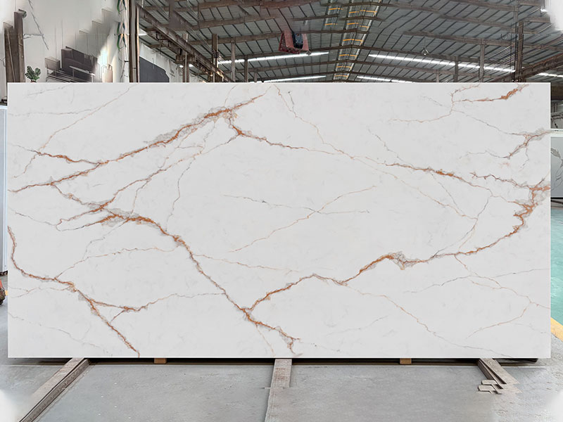Paonazzo Awake Quartz White-Brown Quartz for Countertop