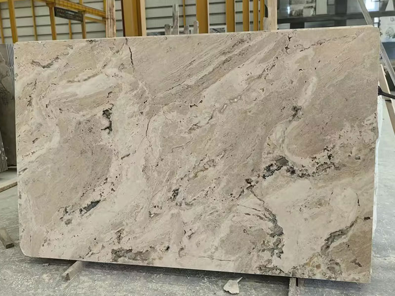 Pamir Travertine Slab for Wall Cladding/ Flooring/ Countertops