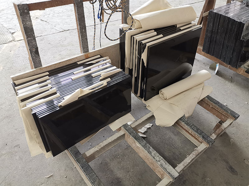 China Mongolia Black Granite Black Granite Tile