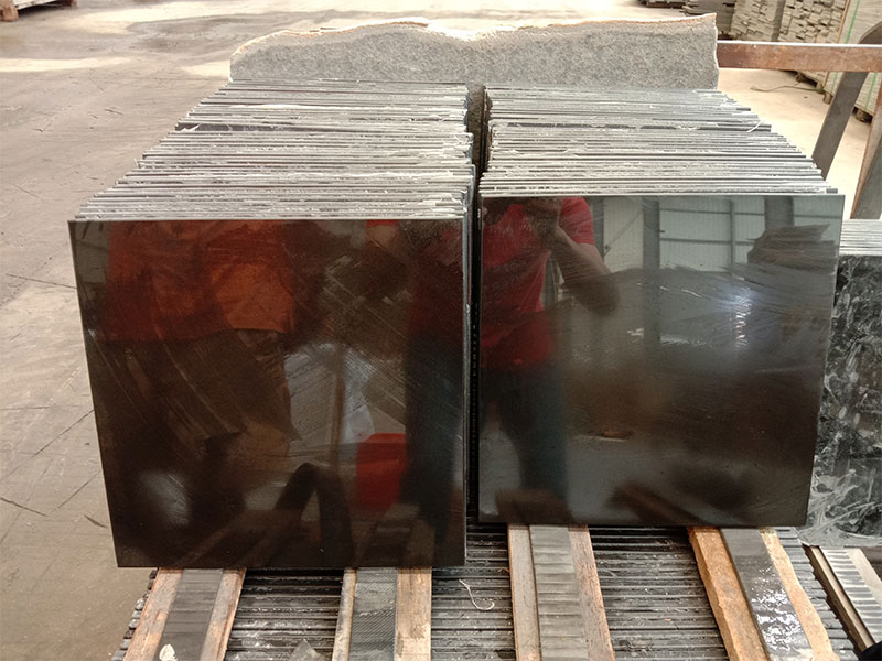 China Mongolia Black Granite Black Granite Tile