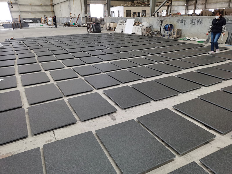 China Mongolia Black Granite Black Granite Tile