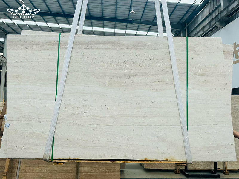 Iran Super White Travertine Slab