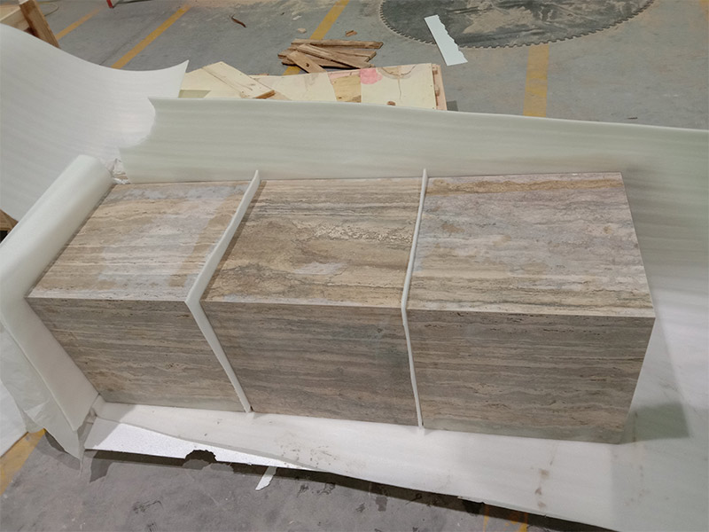 Italy Silver Grey Travertine Countertops/ Table Tops/ Vantiy Tops