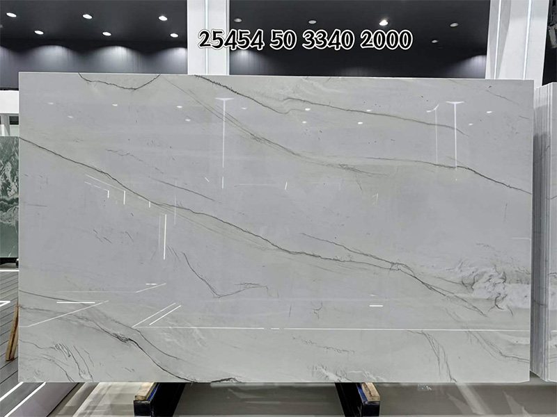 White Montreal Quartzite Slab for Countertops/ Feature Wall