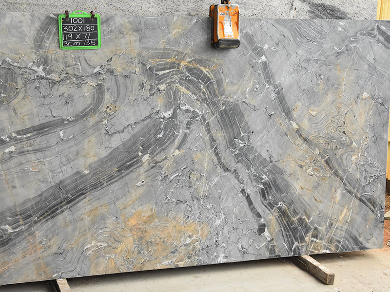 Coastal Grey Marble Slab for Countertops