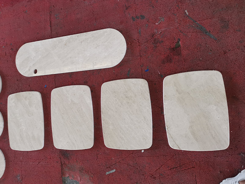 Custom Daino Reale Diana Royal Cream Marble Table Tops