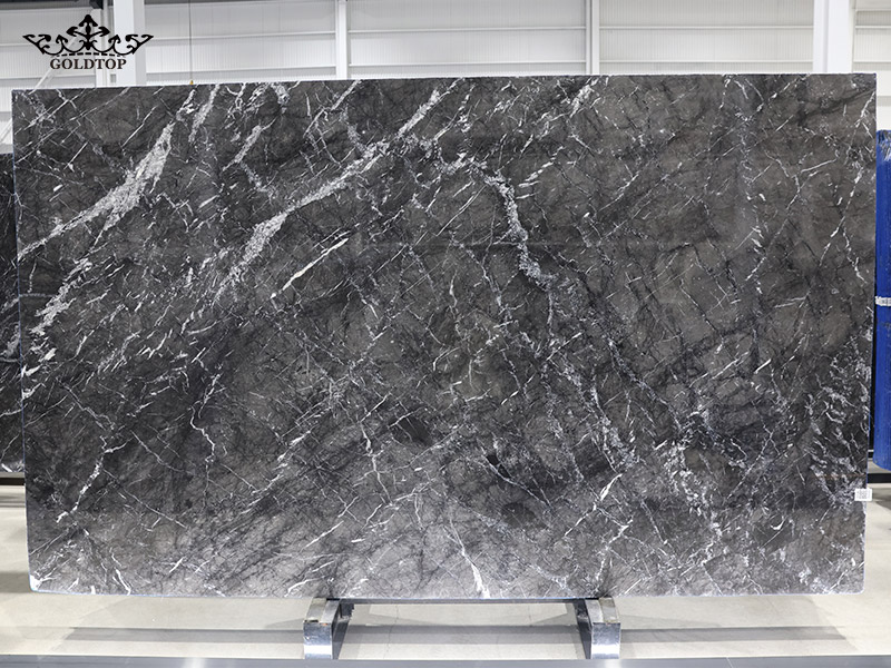 Grigio Carnico Marble-Italian grey marble distinctive is its white natural veining