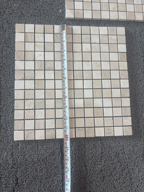 Italy Super White Travertine Mosaic Tiles Supplier