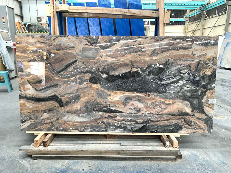 Italy Venice Brown Marble Slab Supplier
