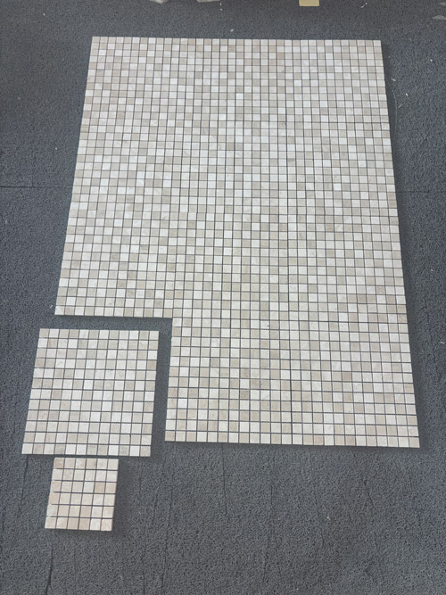 Italy Super White Travertine Mosaic Tiles Supplier