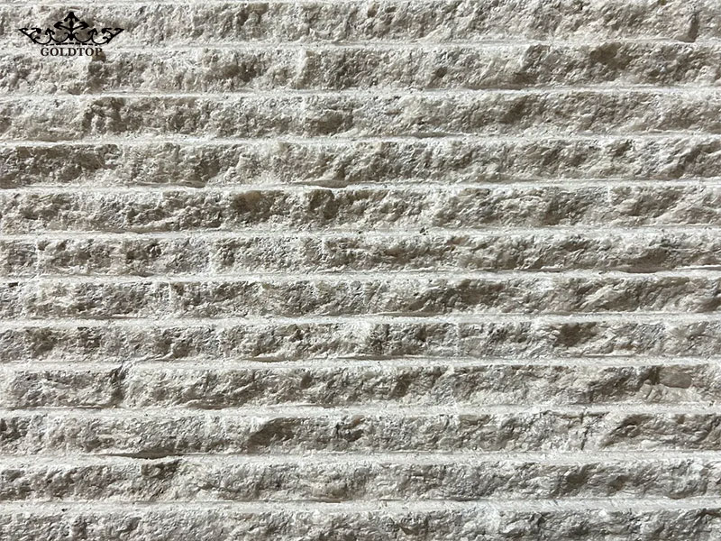 A water-washed finish creates naturally flowing surface variations, similar to the effect of water erosion on stone.