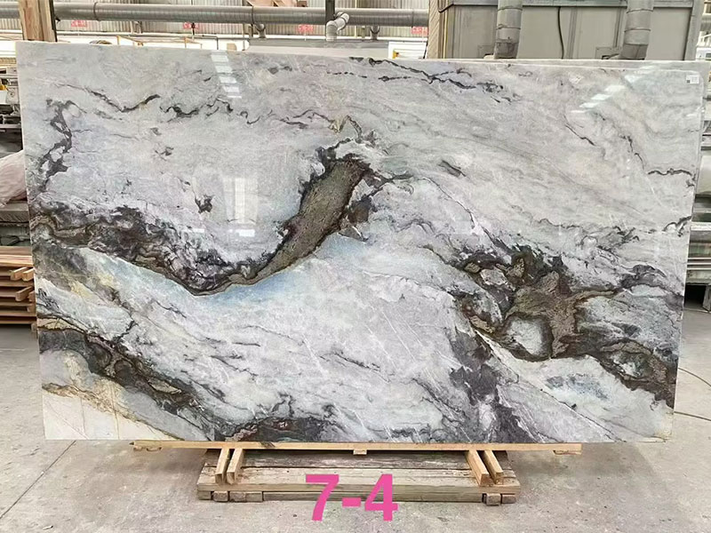 Bianco Brasile Marble Slabs for Countertops/ Vanity Tops