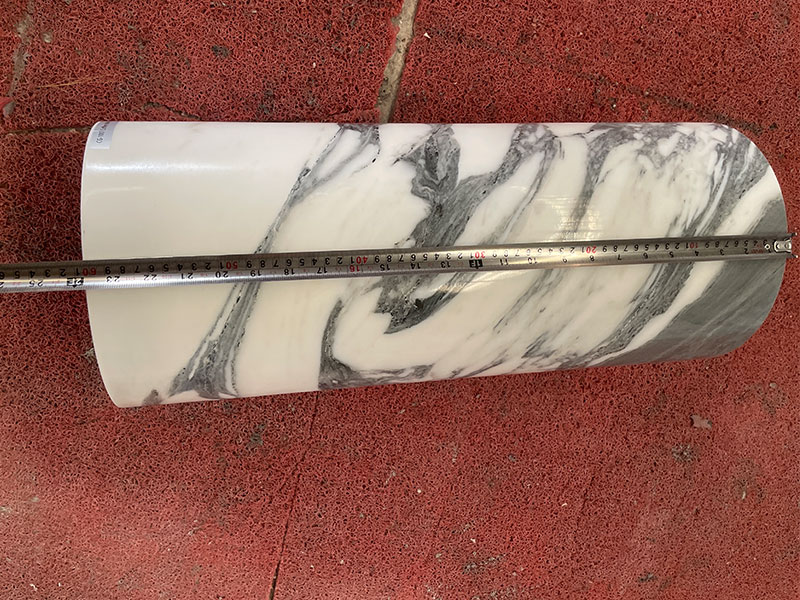 Custom Arabescato Marble Coffee Table