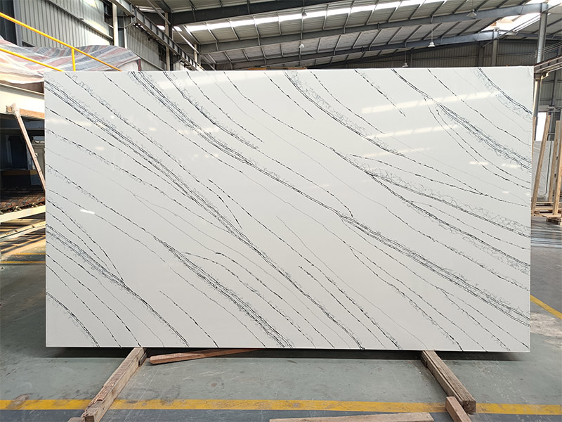Calacatta Sivec white Quartz  Slabs