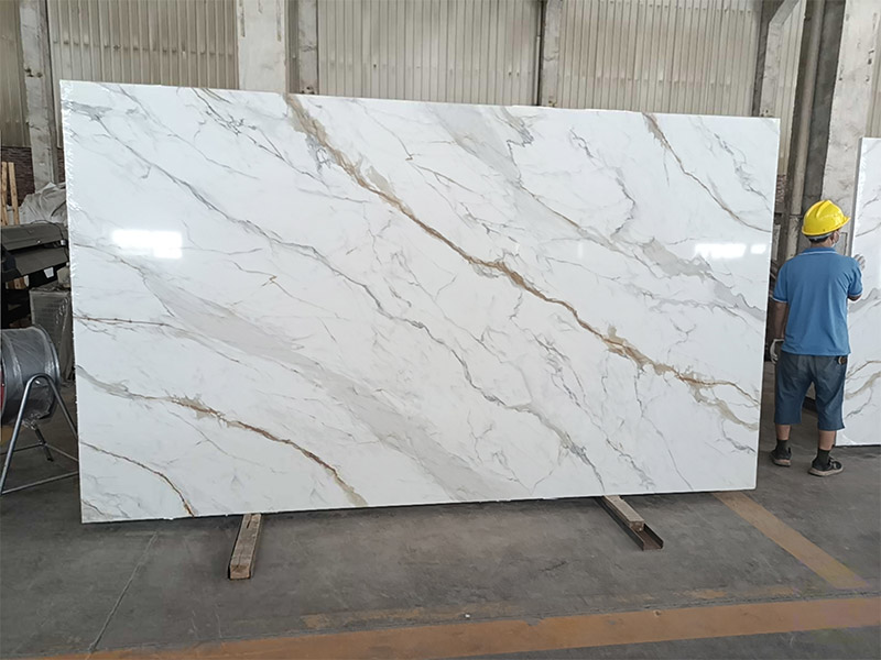 7001 Calacatta Gold PD Quartz Slabs