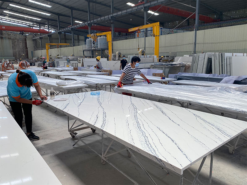 Calacatta Sivec white Quartz Countertops