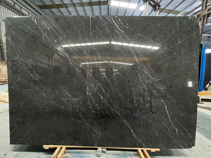 Havana Brown Marble Wyndham Greyish Marble Slab Tile with White Veins