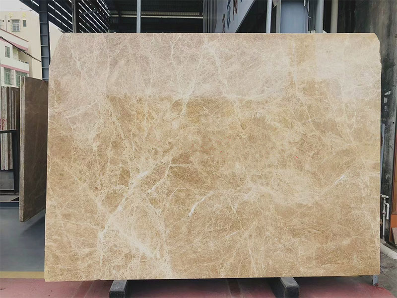 Brown Light Emperador Marble Slab Tiles