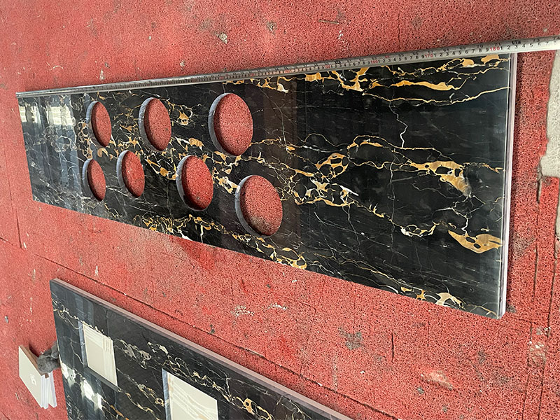 Italy Nero Portoro Marble Countertop