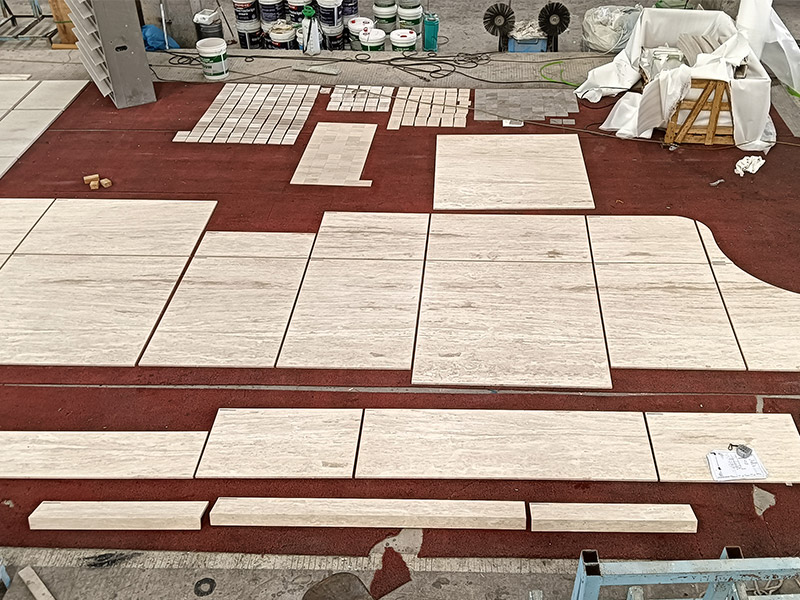 Italy Super White Travertine Tiles for Floor and Wall