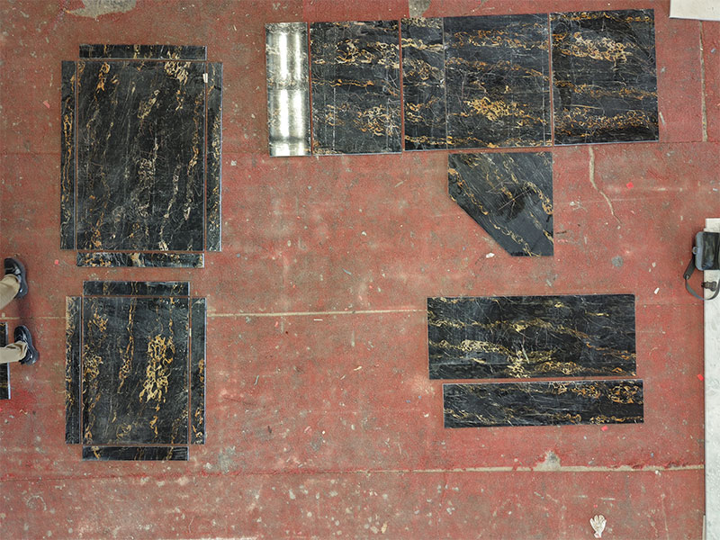 Italy Nero Portoro Marble Countertop