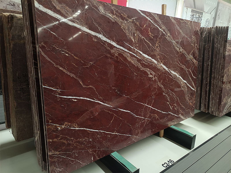 Bulgari Red Calacatta Red Marble Slab