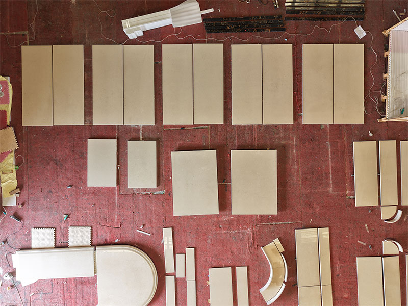 Custom Portobello Portugal Cream Limestone Front Bar Countertops