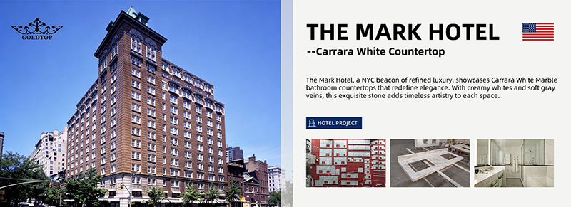 The Mark Hotel Project-cararra white marble